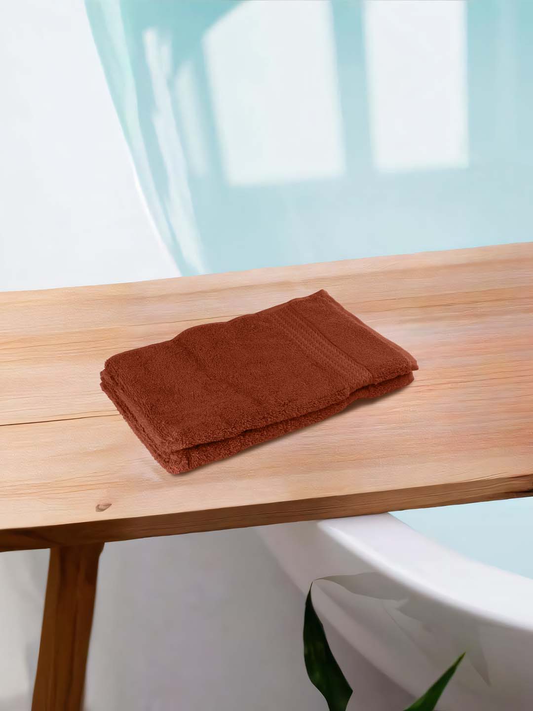 Hand Towel set of 2 Brown