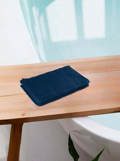 Hand Towel Set of 2 Navy Blue