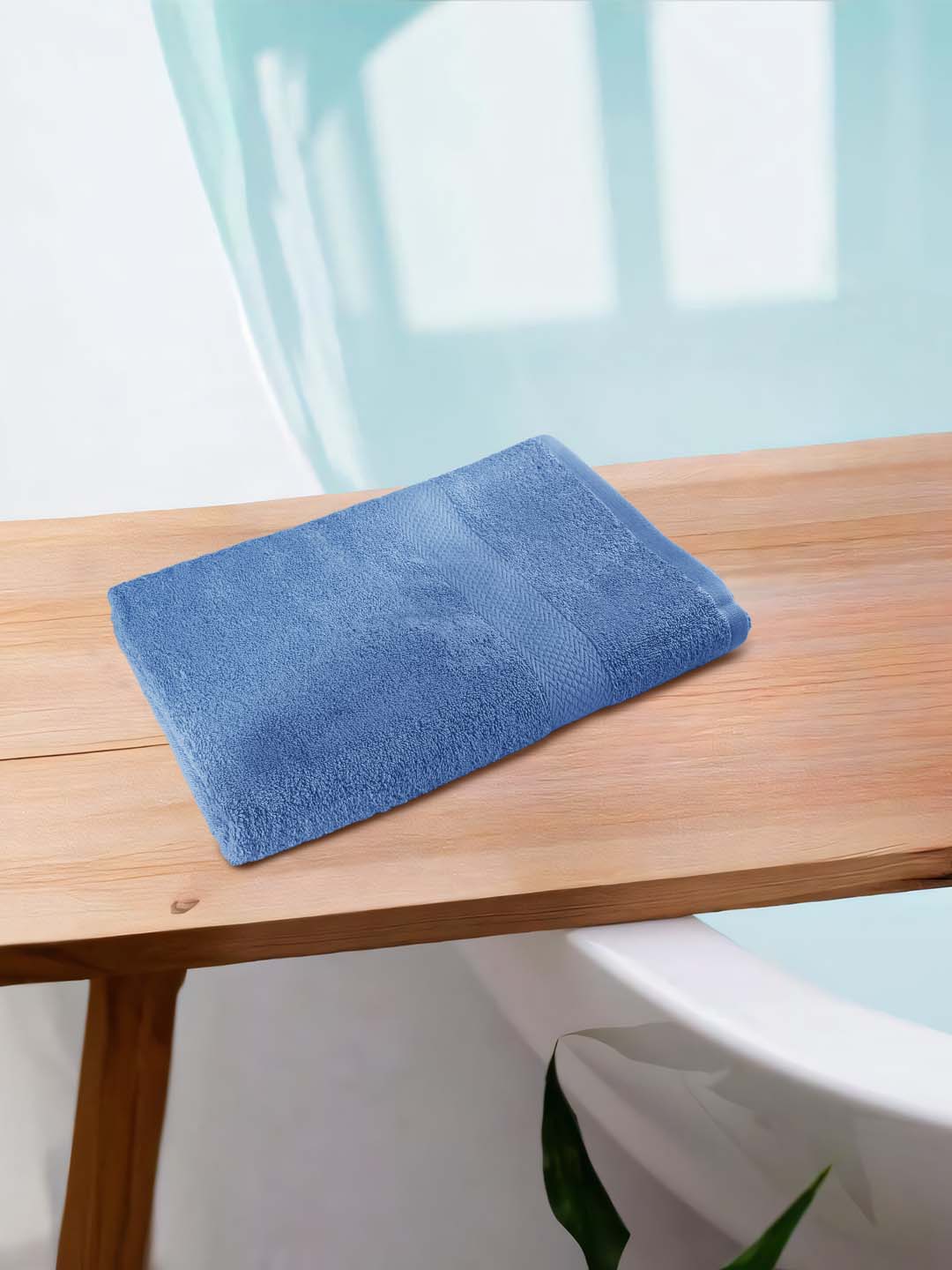 Bath towel set of 1 Sky Blue