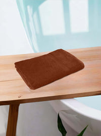 Bath Towel Set of 1 Brown