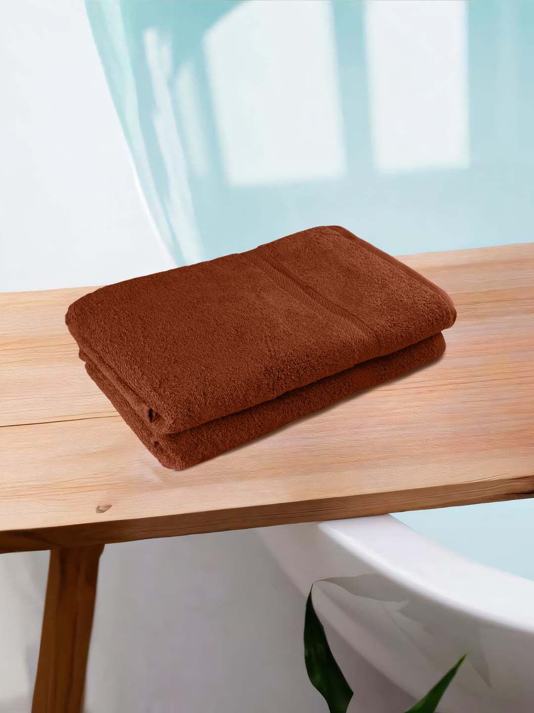 Bath Combo Set of 2 Brown