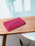 Bath towel set of 1 Fuscia Pink