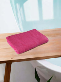 Bath Towel Set of 1 Pink