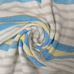 Regency India’s Breezon Export Quality 100% Cotton Light Weight Bath Towels Manufactured as per International Standard, 70x140 cm, 325-GSM, Absorbent, Very Sof (White-Grey Combo)