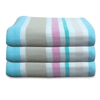 Regency India Breezon Hand Towel 100% Pure Cotton Ultra Soft & Super Absorbent (325 GSM / 40x60 cm) Soft Pack of 3 Brown Pink