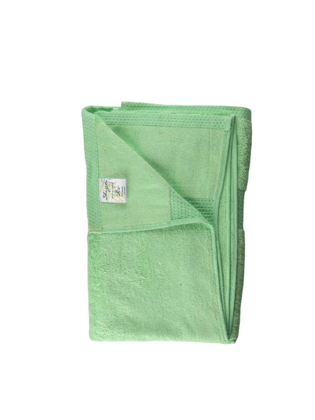 Shizen Export Quality 50:50 Bamboo Cotton Bath Towel 600 GSM (Soft & Absorbent)