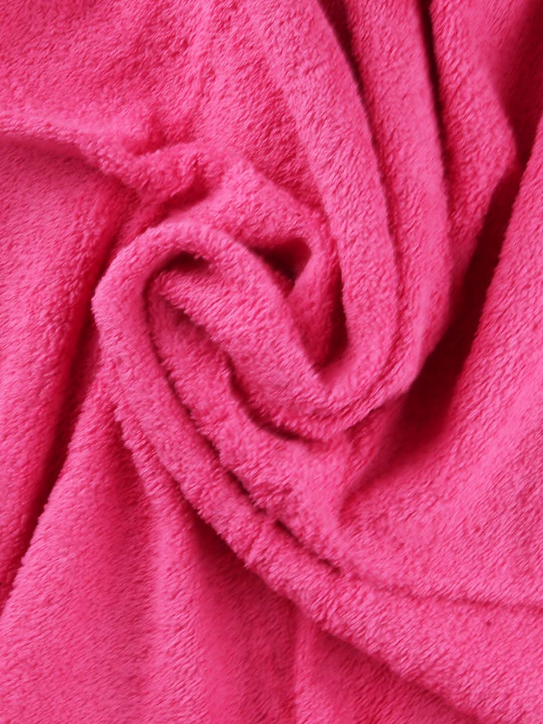 Bath Towel Set of 1 Pink