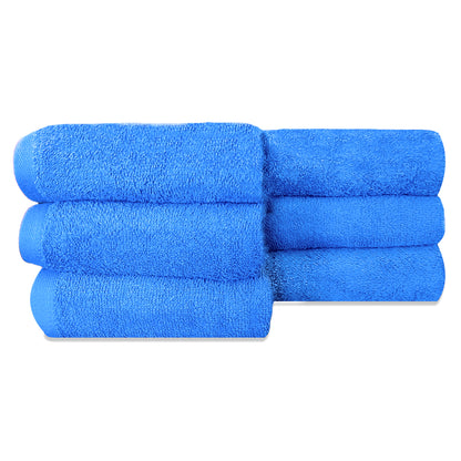 Klassico Face Towel 500 GSM, Size 30 * 30 cm, Soft & Fluffy towel, (Pack of 6) | - Regency India