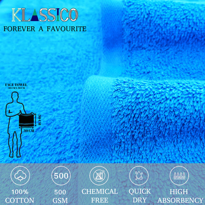 Klassico Face Towel. 100% Cotton Towel. 