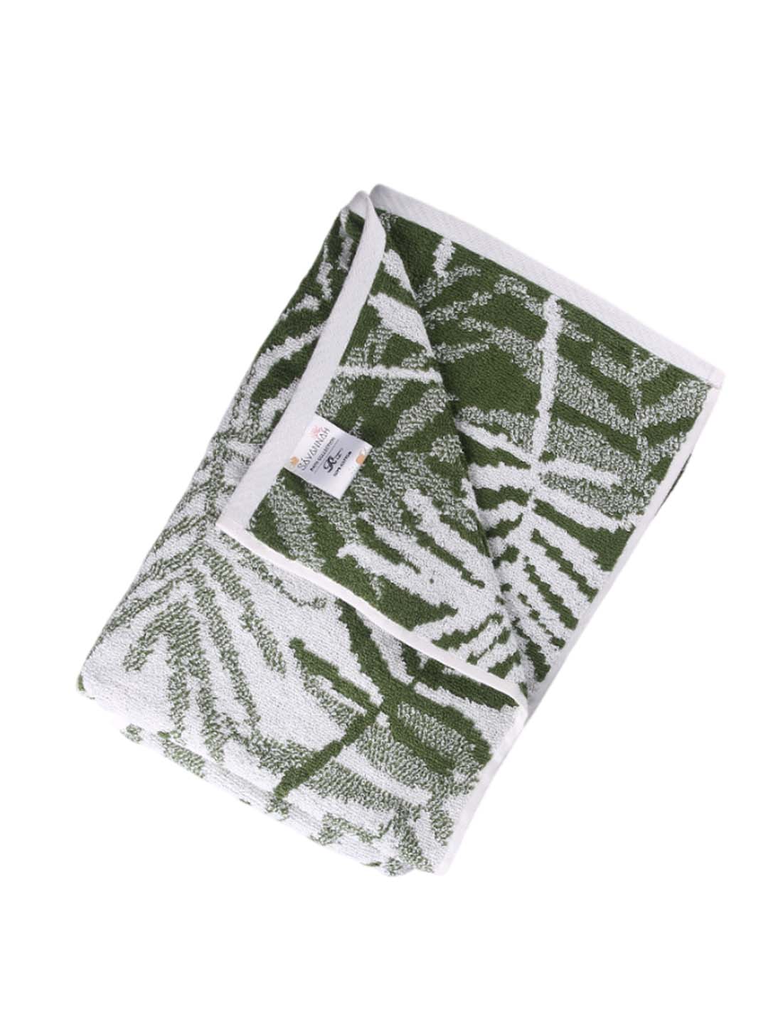 Bath Towel Set of 1 Leafy