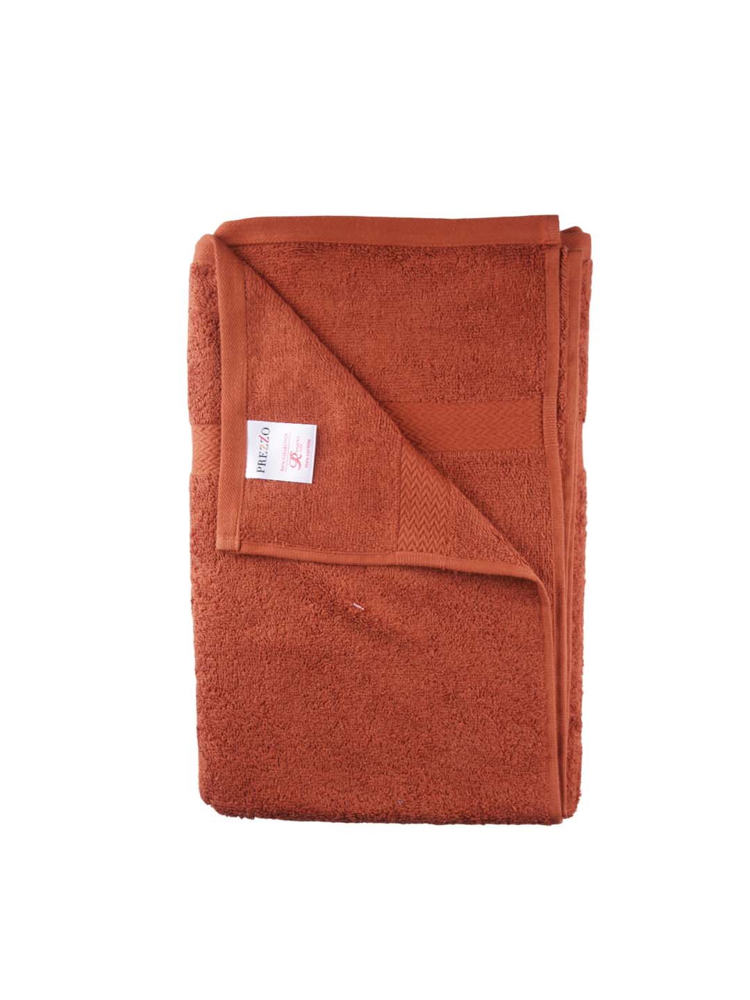 Bath Towel Set of 1 Brown