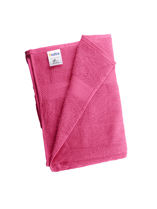 Bath towel set of 1 Fuscia Pink