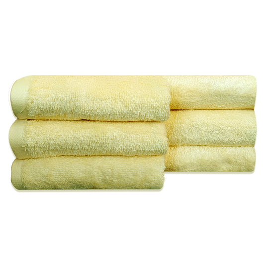 Quattro Face Towel 400 GSM, Size 30 * 30 cm, Soft & Fluffy towel, (Pack of 6) | - Regency India's
