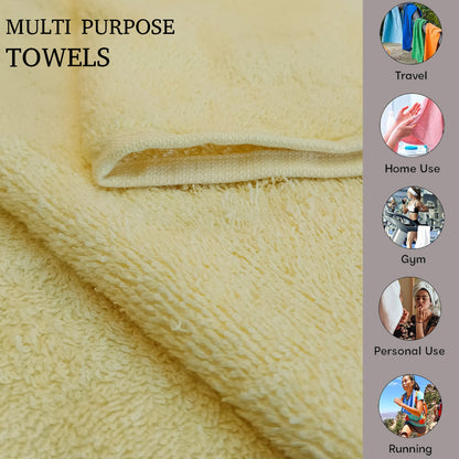 Quattro Face Towel.Hand Towel. Cotton Towel. 